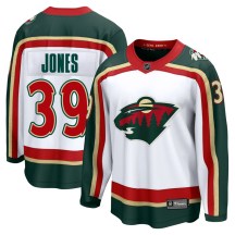 Youth Fanatics Minnesota Wild Ben Jones White 25th Anniversary Jersey - Breakaway
