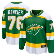 Men's Fanatics Branded Minnesota Wild Caedan Bankier Green Special Edition 2.0 Jersey - Breakaway