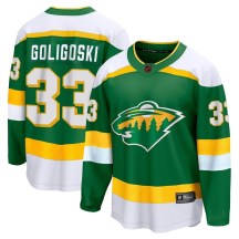 Men's Fanatics Branded Minnesota Wild Alex Goligoski Green Special Edition 2.0 Jersey - Breakaway