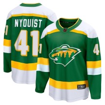 Men's Fanatics Branded Minnesota Wild Gustav Nyquist Green Special Edition 2.0 Jersey - Breakaway
