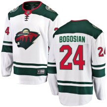 Youth Fanatics Branded Minnesota Wild Zach Bogosian White Away Jersey - Breakaway