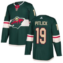 Men's Adidas Minnesota Wild Tyler Pitlick Green Home Jersey - Authentic Men's Adidas Minnesota Wild Tyler Pitlick Green Home Jersey - Authentic