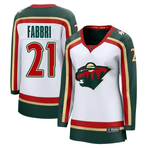 Women's Fanatics Minnesota Wild Robby Fabbri White 25th Anniversary Jersey - Breakaway Women's Fanatics Minnesota Wild Robby Fabbri White 25th Anniversary Jersey - Breakaway