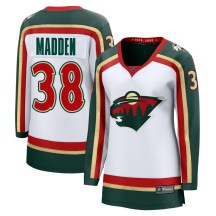 Women's Fanatics Minnesota Wild Tyler Madden White 25th Anniversary Jersey - Breakaway