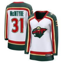 Women's Fanatics Minnesota Wild Zane McIntyre White 25th Anniversary Jersey - Breakaway