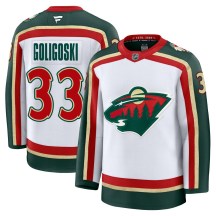 Men's Fanatics Minnesota Wild Alex Goligoski White 25th Anniversary Jersey - Premium
