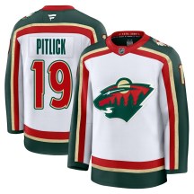 Men's Fanatics Minnesota Wild Tyler Pitlick White 25th Anniversary Jersey - Premium Men's Fanatics Minnesota Wild Tyler Pitlick White 25th Anniversary Jersey - Premium