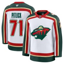 Men's Fanatics Minnesota Wild Tyler Pitlick White 25th Anniversary Jersey - Premium