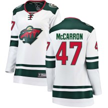Women's Fanatics Branded Minnesota Wild Michael McCarron White Away Jersey - Breakaway Women's Fanatics Branded Minnesota Wild Michael McCarron White Away Jersey - Breakaway