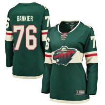 Women's Fanatics Branded Minnesota Wild Caedan Bankier Green Home Jersey - Breakaway