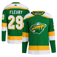 Youth Adidas Minnesota Wild Marc-Andre Fleury Green Reverse Retro 2.0 Jersey - Authentic